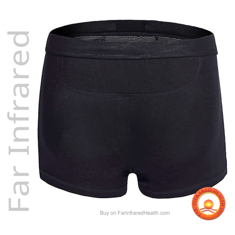 Mens Far Infrared Boxer Briefs back view