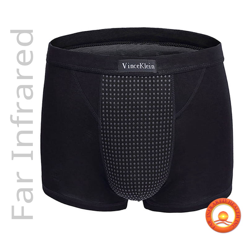 Mens Far Infrared Boxer Briefs front pocket