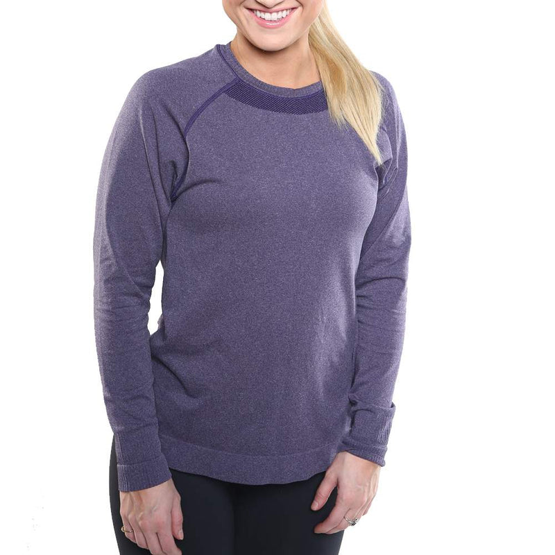 Circulation Crew Neck Long Sleeve Energy Shirt for Women