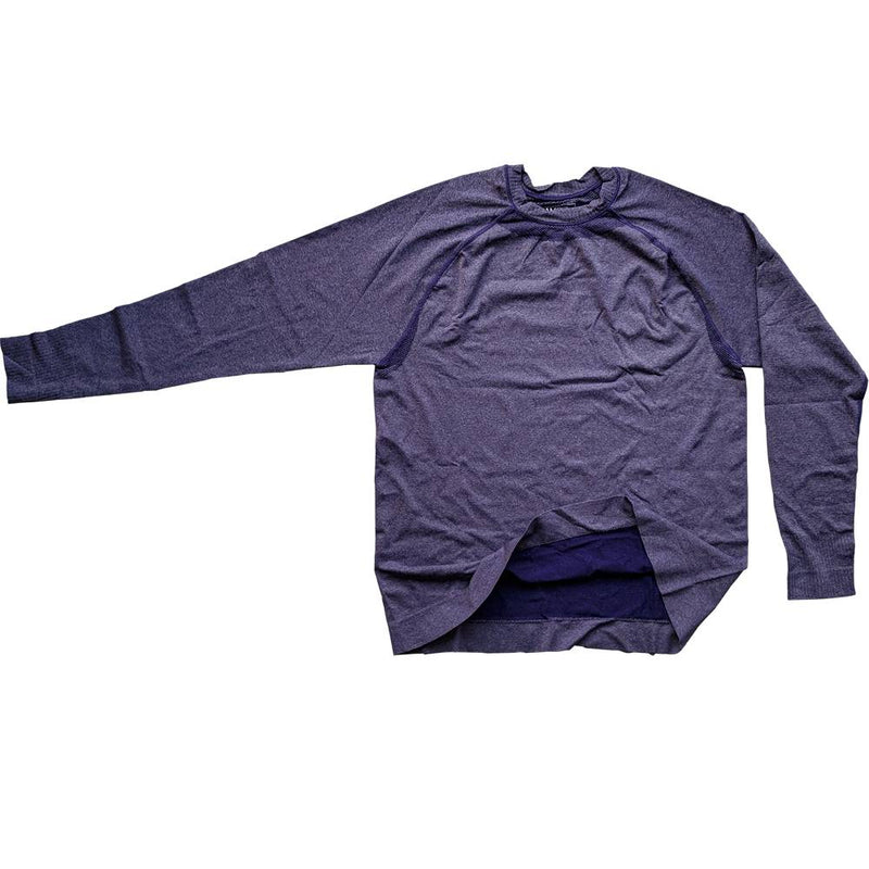 Flat View Ladies Crew Neck Long Sleeve Energy Shirt