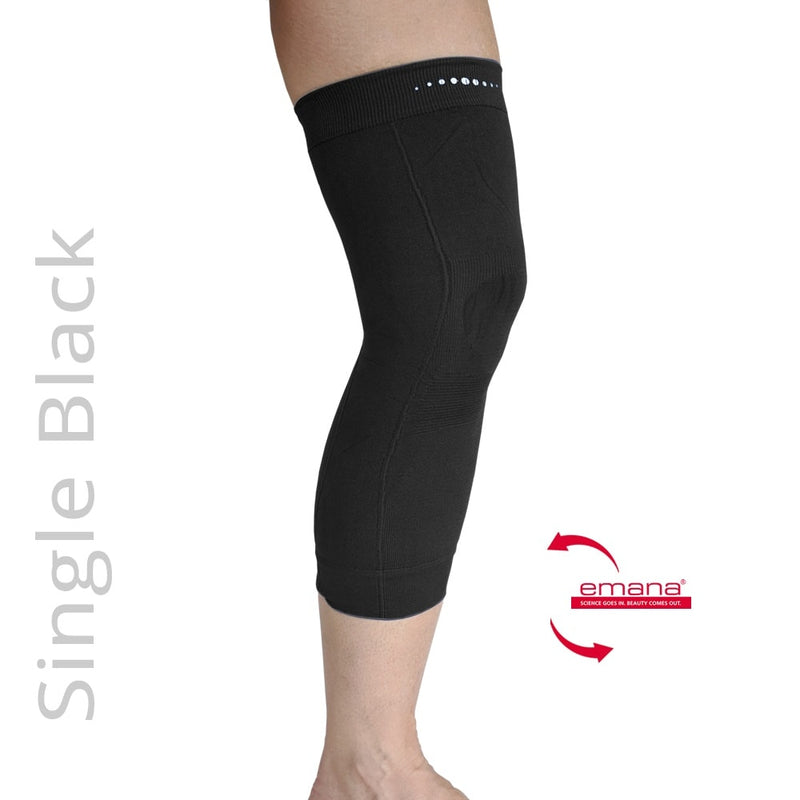 Compression Infrared Knee Band in Black - One - Emana Fiber