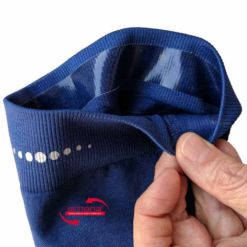 Closeup of  Grip Tape on Circulation Infrared Knee Bands