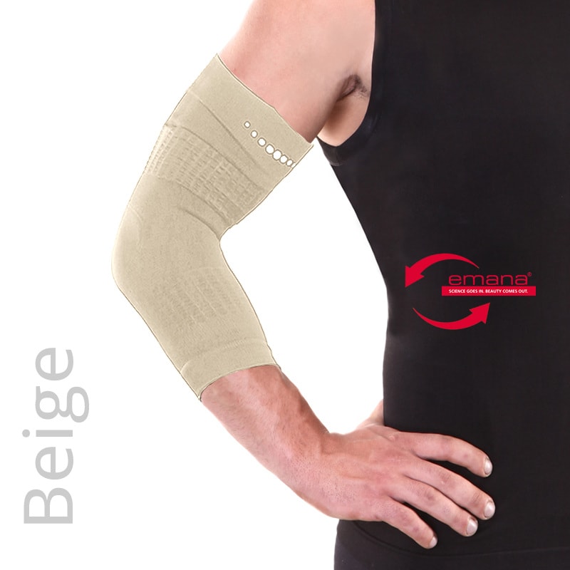 Far Infrared Circulation Elbow Bands - Beige