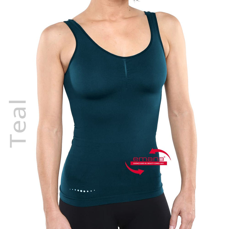 Circulation Infrared Tank Top for Women - Teal - Emana Smart Fiber