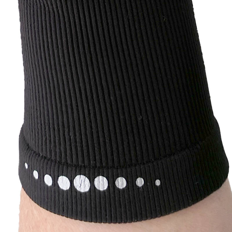 Circulation Far Infrared Wristbands -  Closeup Hem
