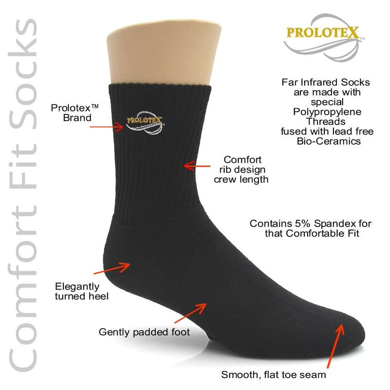 Far Infrared Socks COMFORT FIT Socks - Features