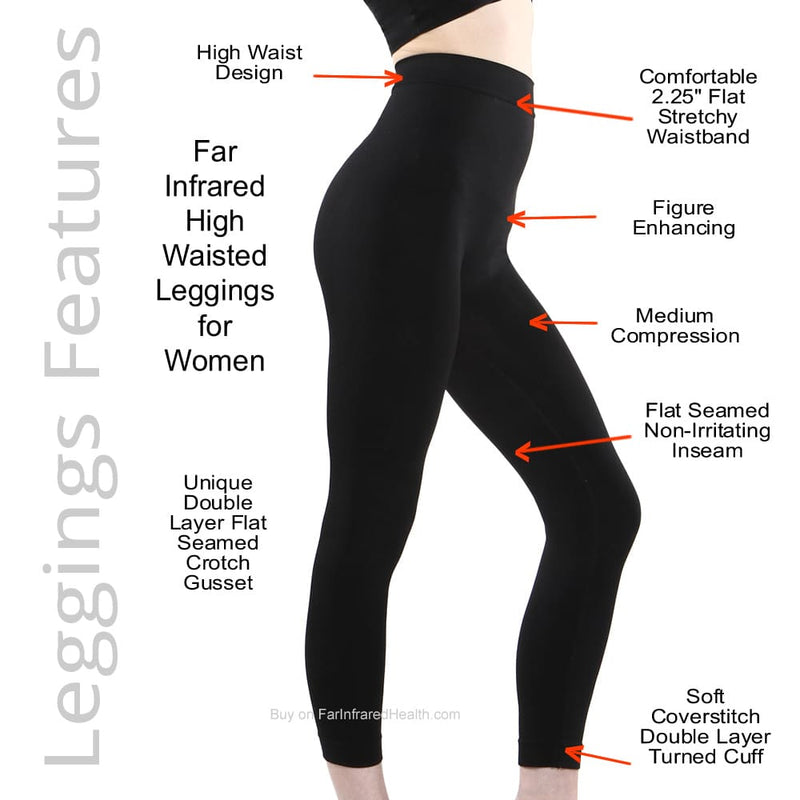 Features of the Ladies Circulation High Waist Leggings Far Infrare Shapewear Leggings