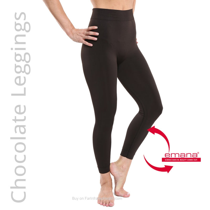 Buy Far Infrared Shapewear Circulation High Waist Leggings for Women - Chocolate