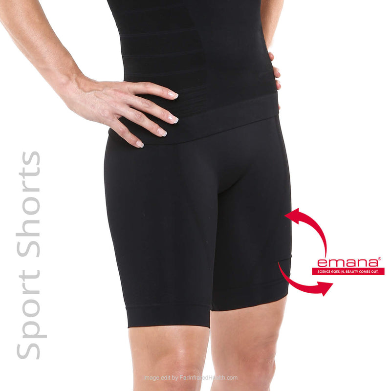 Circulation Infrared Sport Shorts for Women - Emana Fiber - Sport Recovery Wear